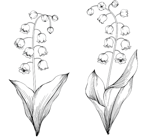 Mai Geburtsblume Tattoo Ideen: Maiglöckchen