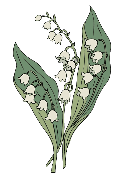 Mai Geburtsblume Tattoo Ideen: Maiglöckchen