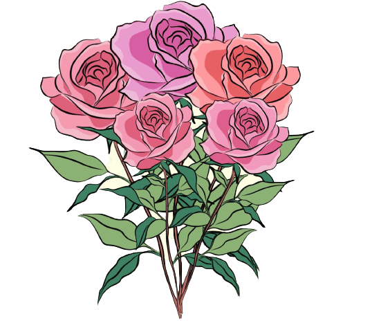 Ideas para tatuajes de flores de nacimiento en junio: Rosas