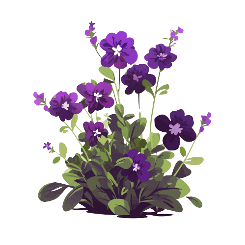 Violette Fleur de naissance  de Février Tatouage